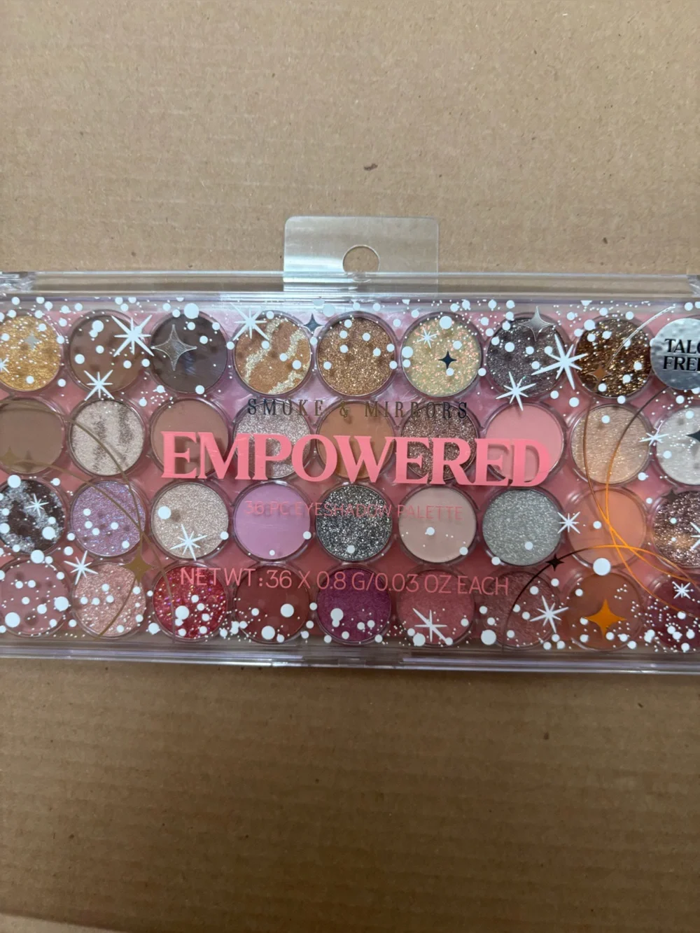 Empowered 36-Color Eyeshadow Palette - Pink & Rose Tones